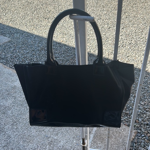 Tory Burch nylon handbag should bag purse black - Picture 4 of 16